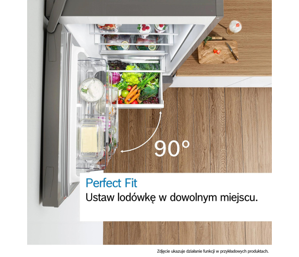 Lodówka Bosch KGN39VXCT PerfectFit No Frost 203cm Ciemny Inox Komora Zero VitaFresh 363L - 1323594 - zdjęcie 5